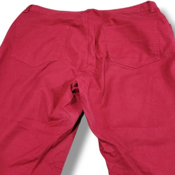 Vintage Gap Jeans Size 16A W36"xL28.5" Women's Red Gap Bootcut Stretch Jeans Y2k - Picture 5 of 7